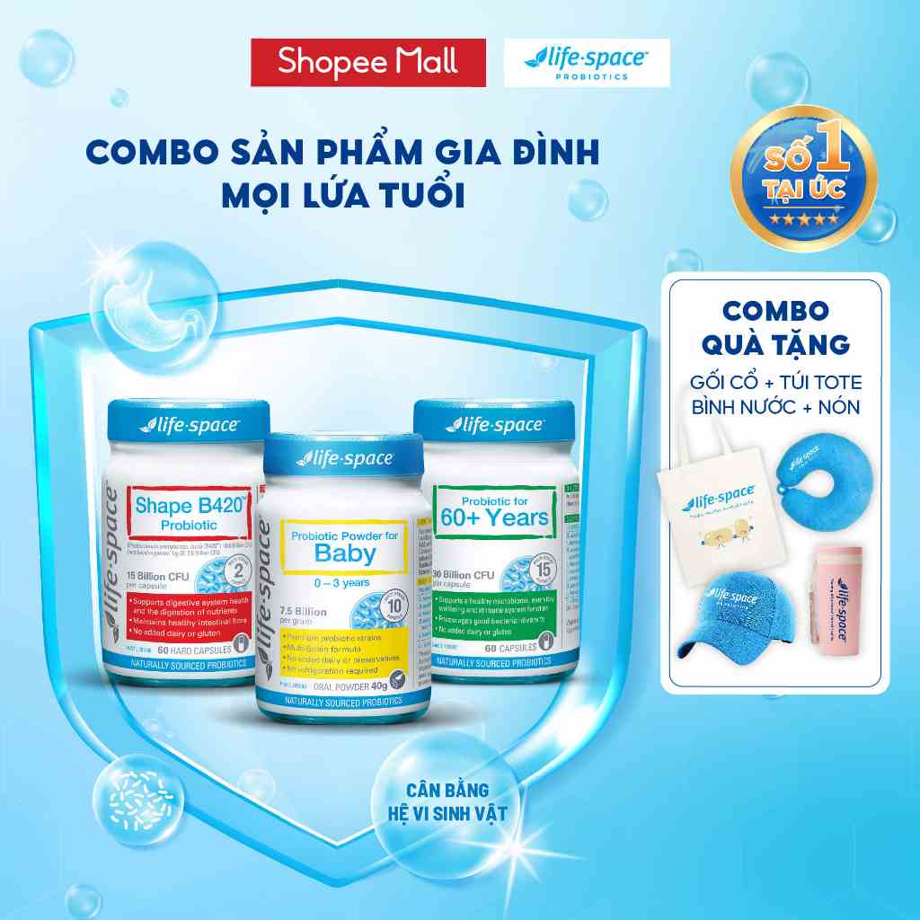 Combo sản phẩm gia đình mọi lứa tuổi