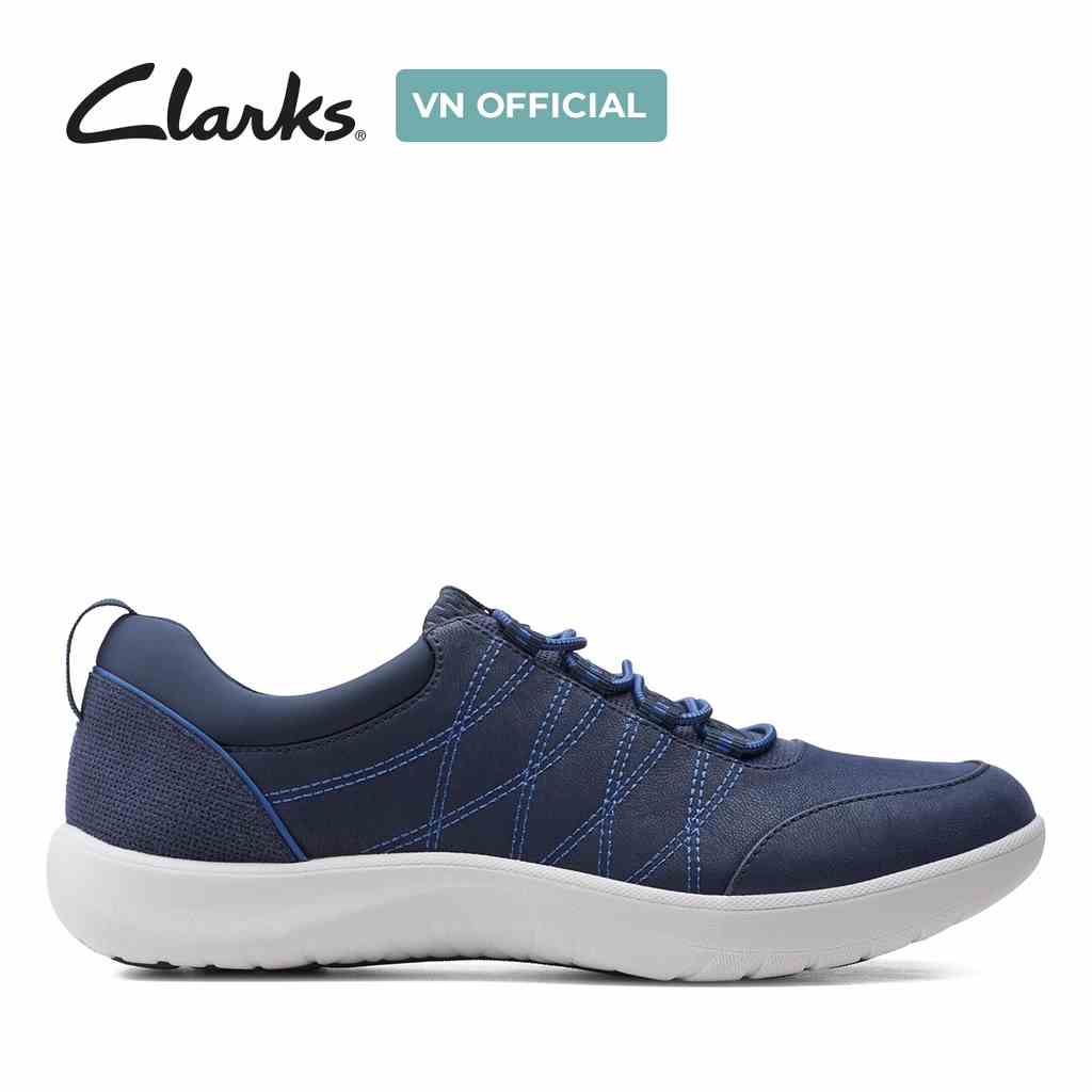 [Mã BMLTA35 giảm đến 35K đơn 99K] Giày Lười Nữ CLARKS Adella Holly màu Navy