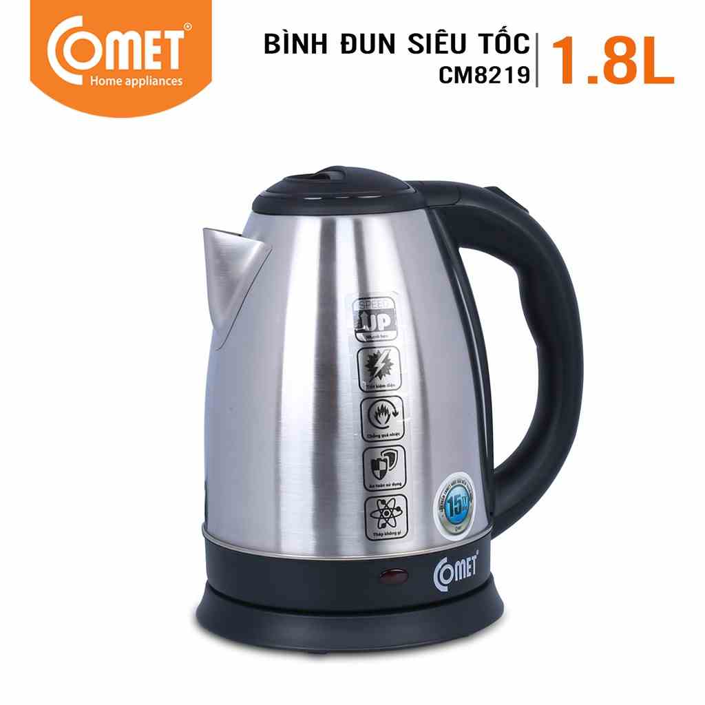 Bình đun siêu tốc 1.8L COMET - CM8219