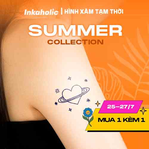 [SUMMER Collection] Hình xăm dán tạm thời Inkaholic bản SIÊU TO, Y HỆT xăm thật trong 15 ngày, chống nước