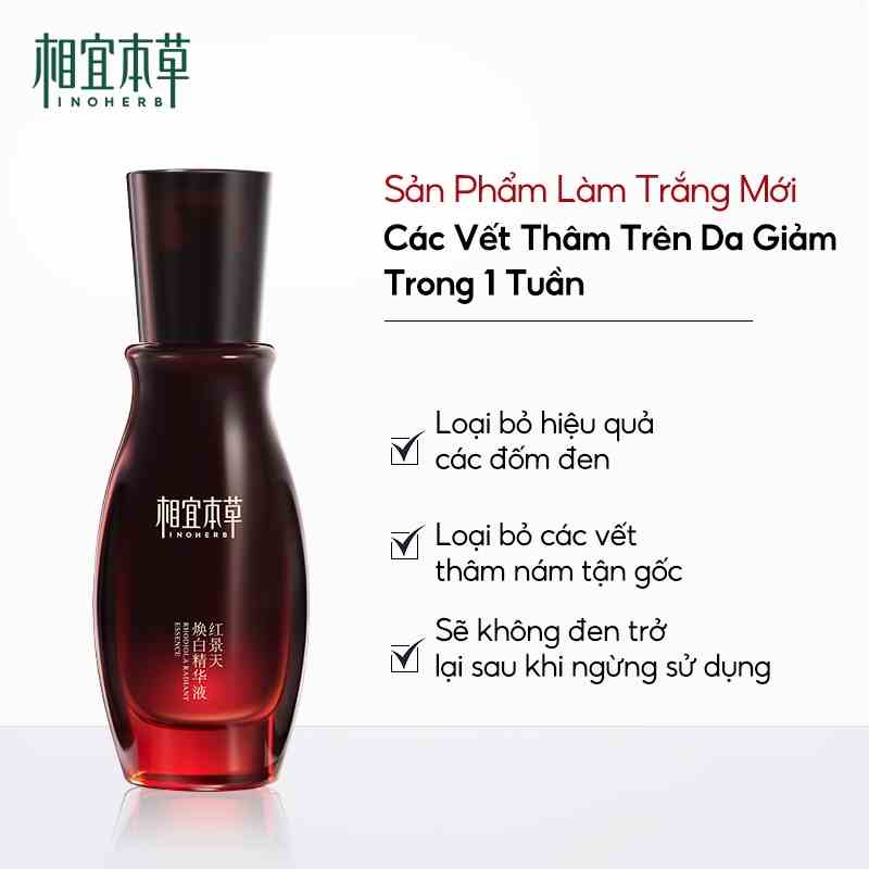 Tinh chất làm sáng da INOHERB Rhodiola Radiant loại bỏ vết nám 8g