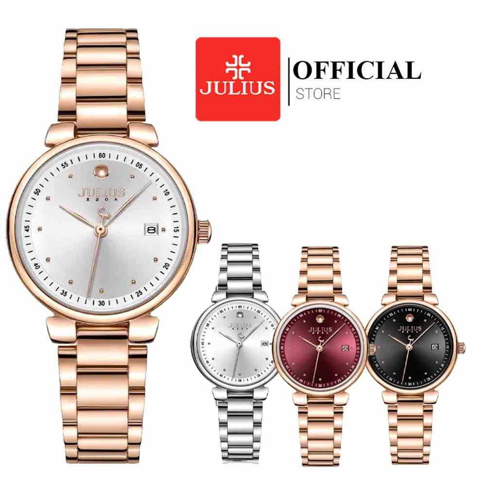 Julius Official Đồng hồ Julius nữ JA-1361 dây thép