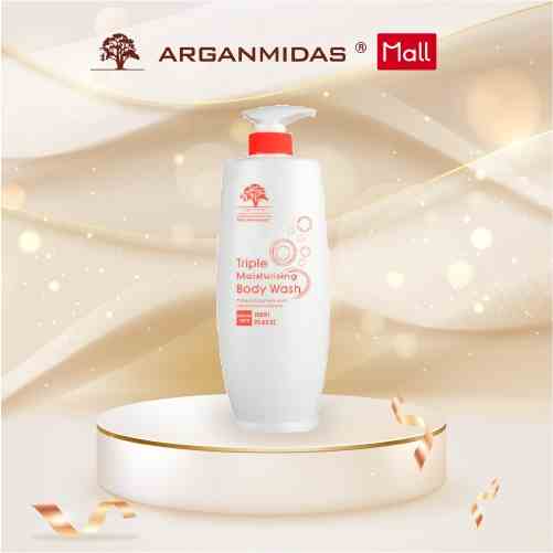 Sữa tắm Arganmidas Triple Moisturizing Body Wash dưỡng da phục hồi hư tổn da duy trì độ ẩm tự nhiên 750ml