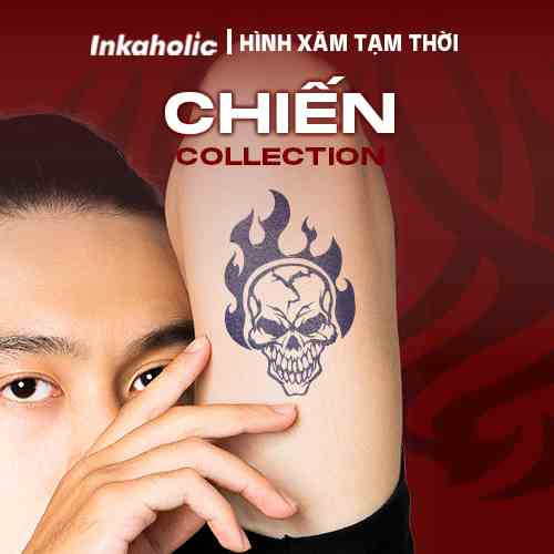 [CHIẾN COLLECTION] Hình xăm dán tạm thời 15 ngày Inkaholic, xăm giả đẹp & ngầu y xăm thật, chống nước 100