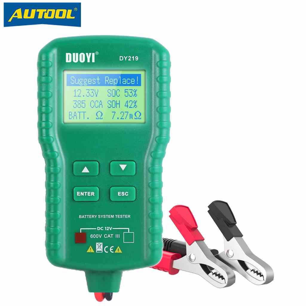 Máy Kiểm Tra Ắc Quy Ô Tô AUTOOL duoyi DY219 12V CCA100-1700