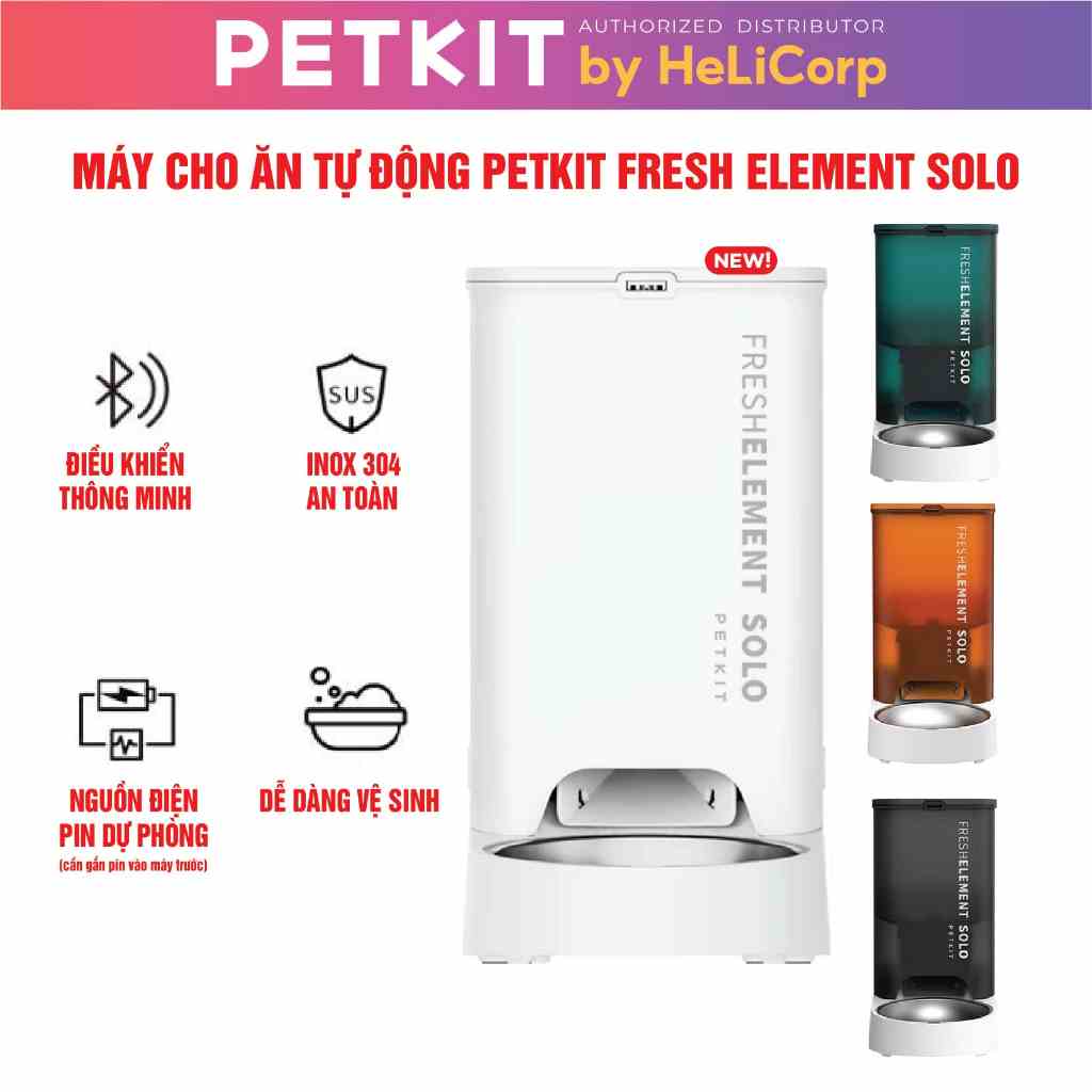 [Mã BMLTB200 giảm đến 100K đơn 499K] Máy Cho Mèo Ăn Tự Động Petkit Element Solo - BH 12 tháng - HeLiCorp