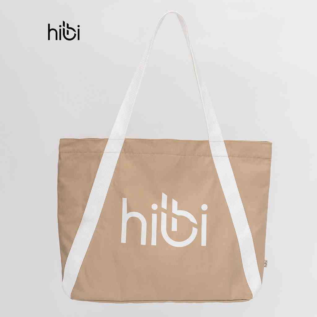 Túi Tote thời trang Big size phối dây trắng Hibi Sports A012, chất liệu Canvas cao cấp phù hợp đi chơi, đi tập