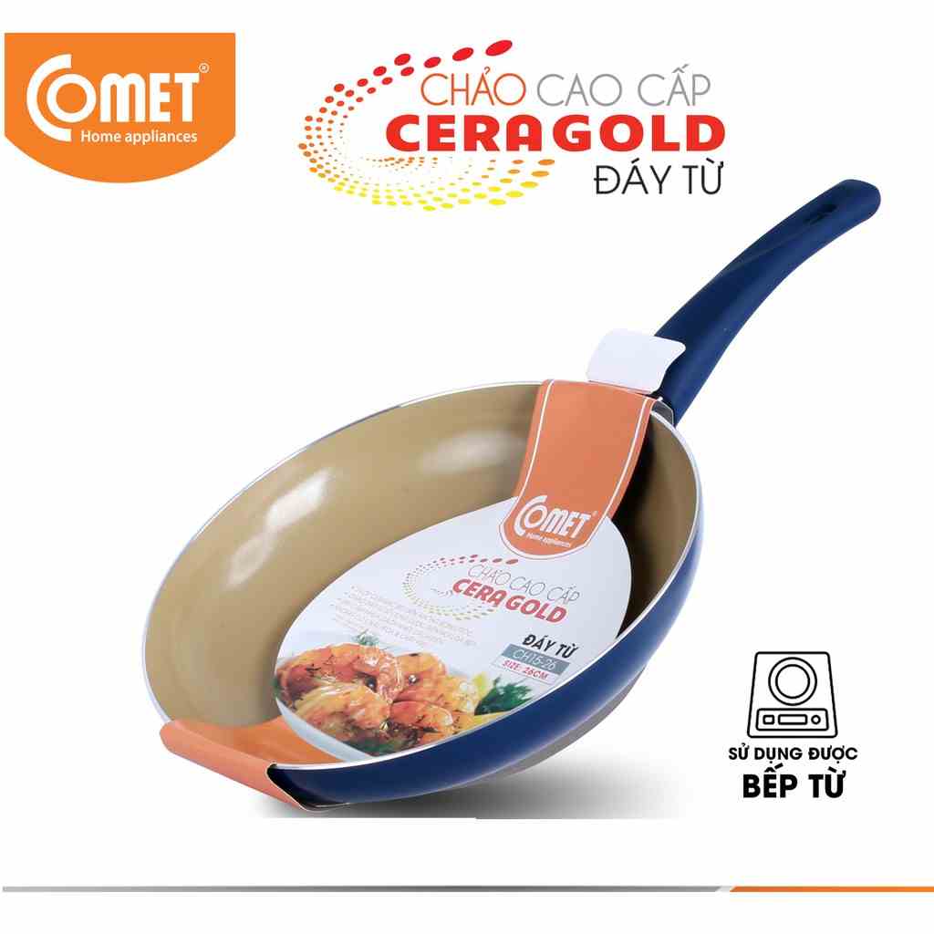 Chảo chống dính cao cấp Ceragold đáy từ Comet CH15-24