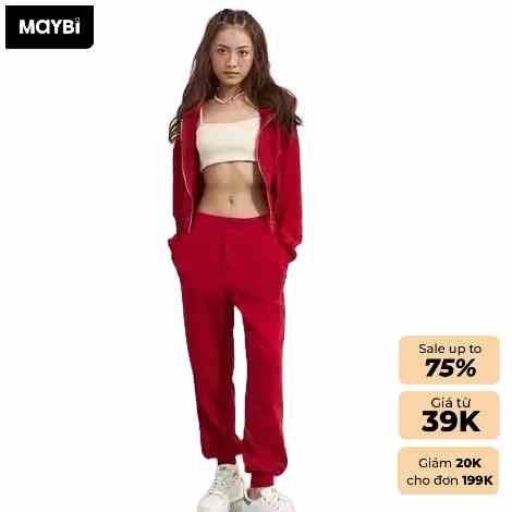 Quần Maybi jogger dài thun nhiều màu