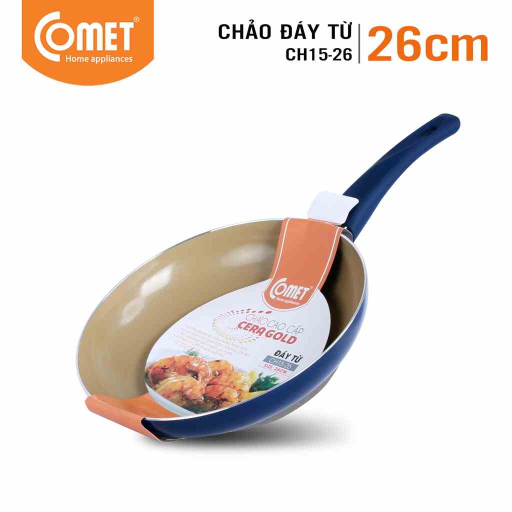 Chảo chống dính cao cấp đáy từ 26cm COMET CH15-26