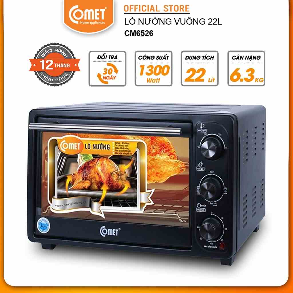 Lò nướng điện 22L Comet CM6526