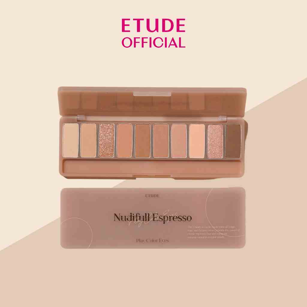 [MỚI10/2022] Bảng màu mắt tông nude ETUDE Play Color Eyes_ Nudifull Espresso