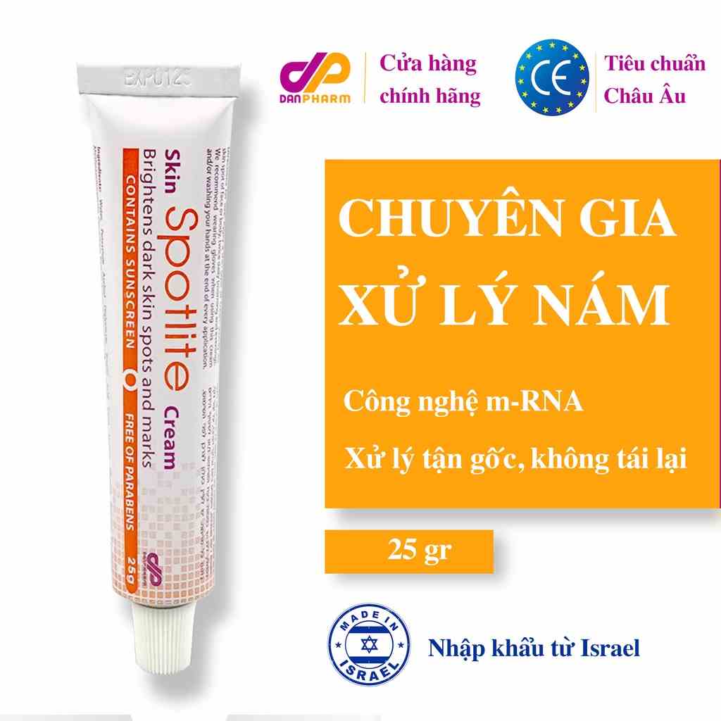 Kem mờ nám Spotlite Brightens Dark Skin Spots And Marks tub 25g Danpharm