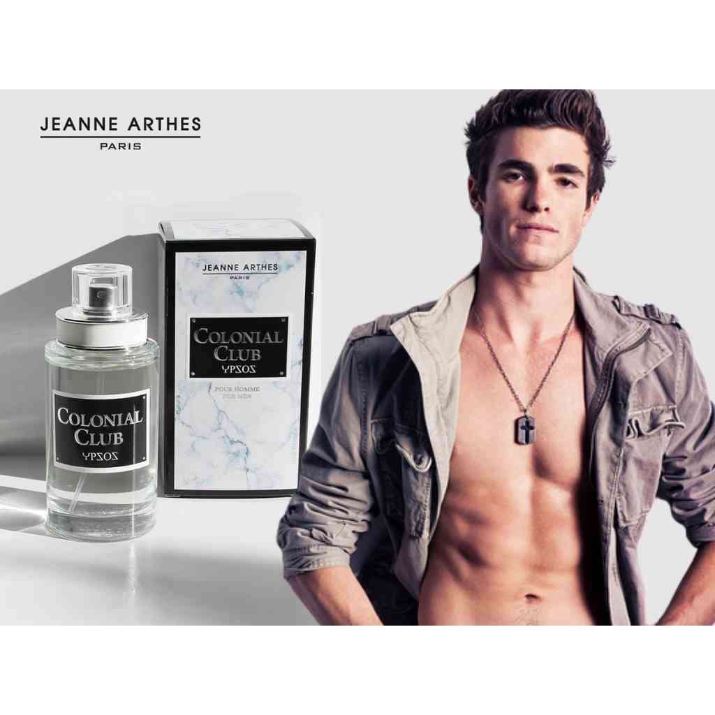 [Mã BMLTA35 giảm đến 35K đơn 99K] Nước hoa Pháp JEANNE ARTHES PARIS - Colonial Club Ypsos EDT 100ml