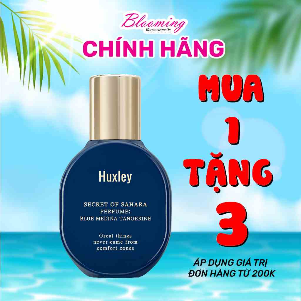 Nước hoa Hàn Quốc Cao Cấp Huxley Perfume Blue Medina Tangerine 15ml/ Lưu Hương: 6-8 tiếng