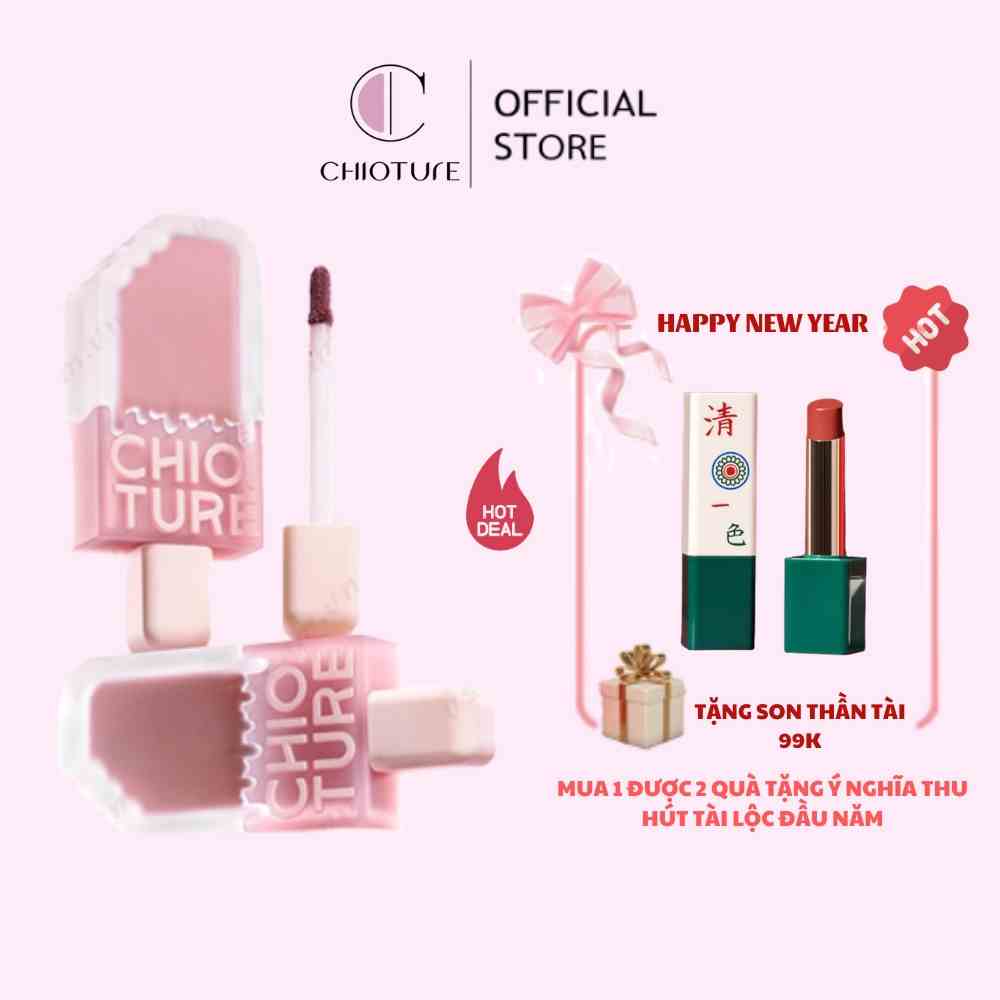 [Mã BMLTB35 giảm đến 35K đơn 99K] Son kem lì,son que kem Chioture Ice Cream Lip Glaze mềm môi lâu trôi 2ml