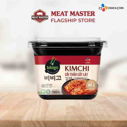 BIBIGO - KIMCHI CẢI THẢO CẮT LÁT (500G/HỘP)