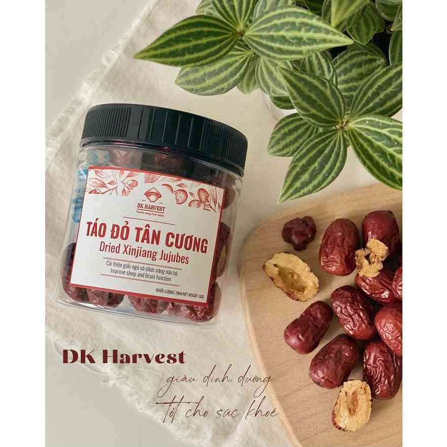 Táo Đỏ Khô Tân Cương - Dried Jujube DK Harvest - 160g - nhập khẩu, vị tự nhiên, tác dụng cải thiện giấc ngủ