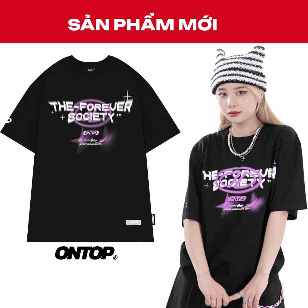 Áo thun form rộng style Blackpink local brand ONTOP I O22-T4