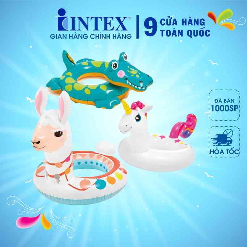 Phao bơi vòng hình thú INTEX 58221 - Giao hình ngẫu nhiên