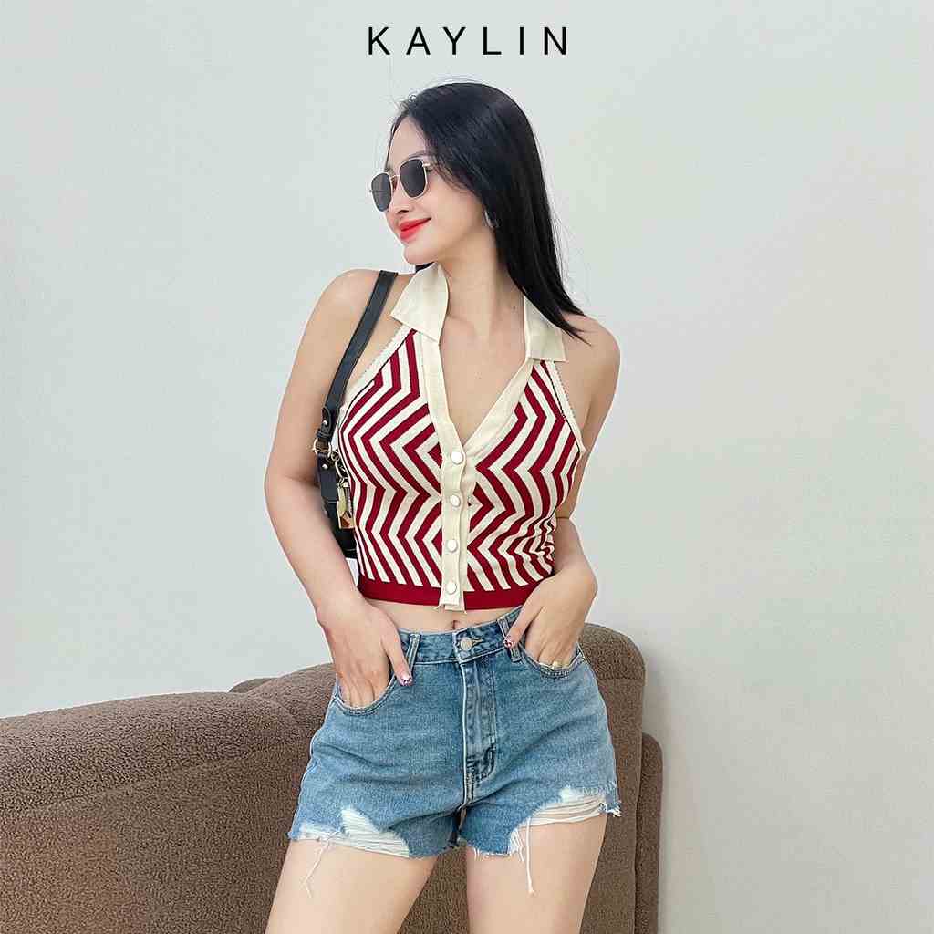 Quần short Jean rách không lai thời trang KAYLIN - N1693