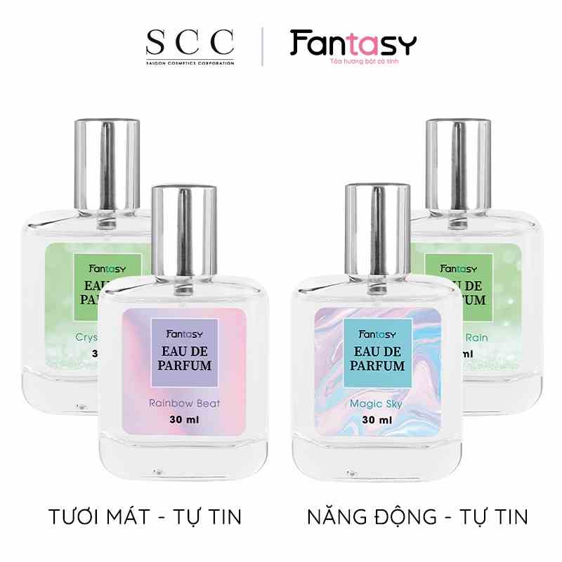 Combo 2 Nước hoa Fantasy cho học sinh, sinh viên 30ml/chai