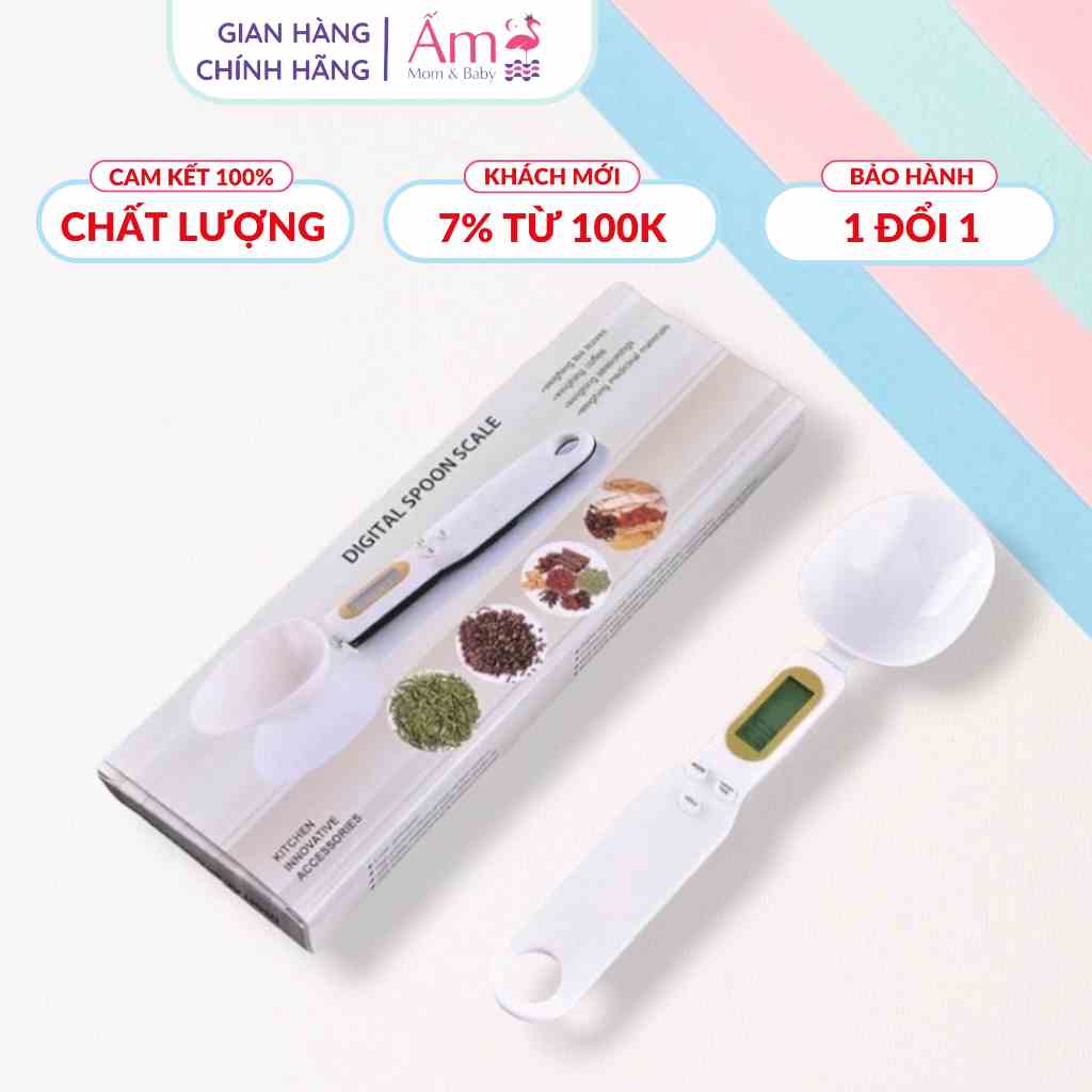 Cân Điện Tử Dạng Thìa Muỗng Tiểu Ly Ấm Baby Nhỏ Gọn Dễ Dùng Ấm Gift Decor