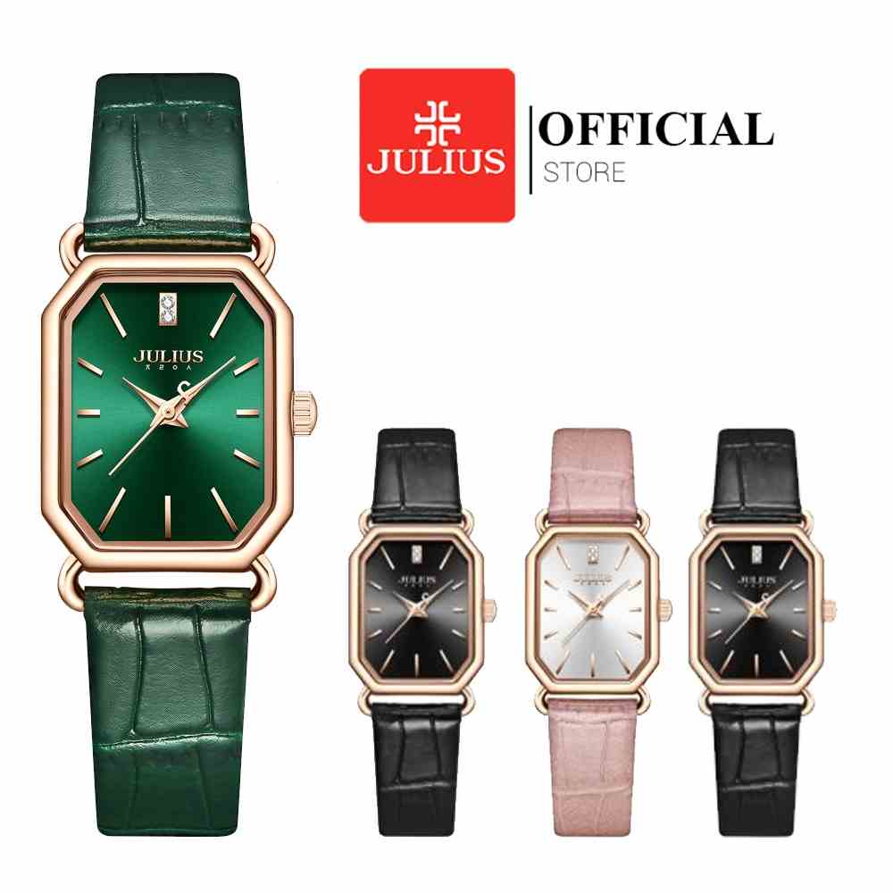 Đồng hồ nữ Julius JA-1356 dây da | Julius Official