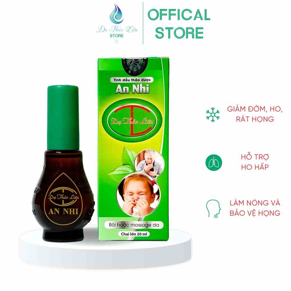 Tinh Dầu An Nhi Dạ Thảo Liên ( 20ml) Thảo Dược Thiên Nhiên giúp làm sạch, thông thoáng đường hô hấp