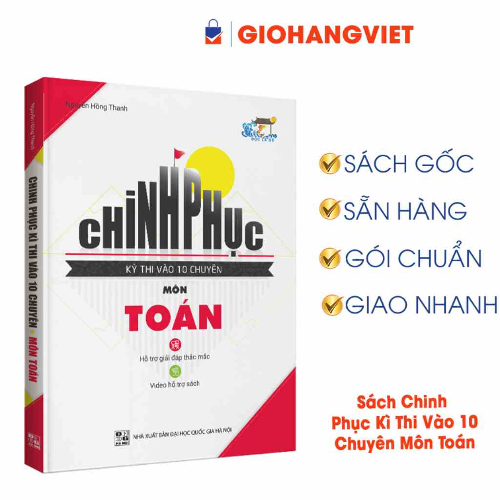 Sách Chinh Phục Kì Thi Vào 10 Chuyên Môn Toán