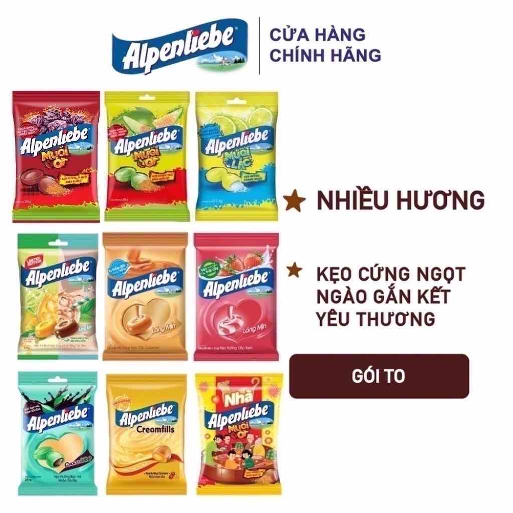 Kẹo cứng Alpenliebe nhiều hương (Gói to)