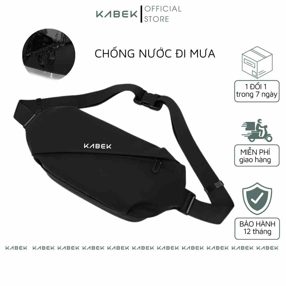 Túi đeo chéo ngực bụng nam thời trang bao tử Kabek thời trang NF043