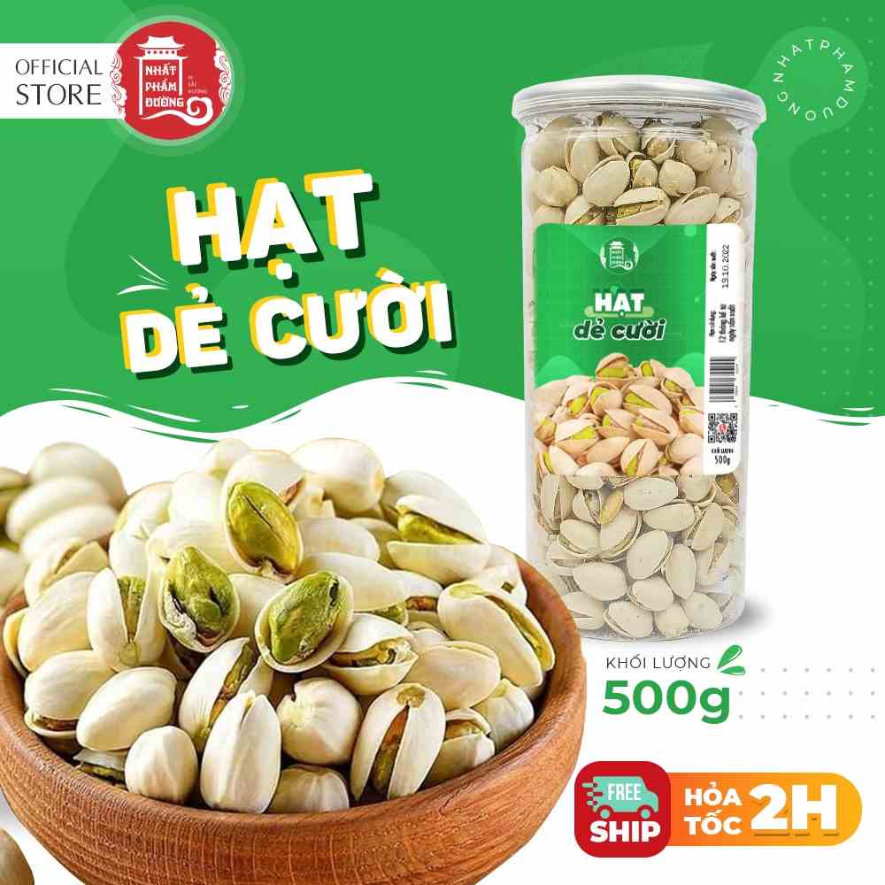 Hạt dẻ cười Mỹ 500g Nhất Phẩm Đường rang mộc không tẩy hạt dinh dưỡng nhập khẩu đồ ăn vặt