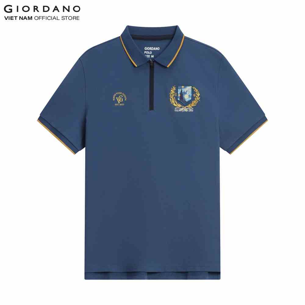 Áo Thun Nam Có Cổ Thematic Polo Giordano 01013232