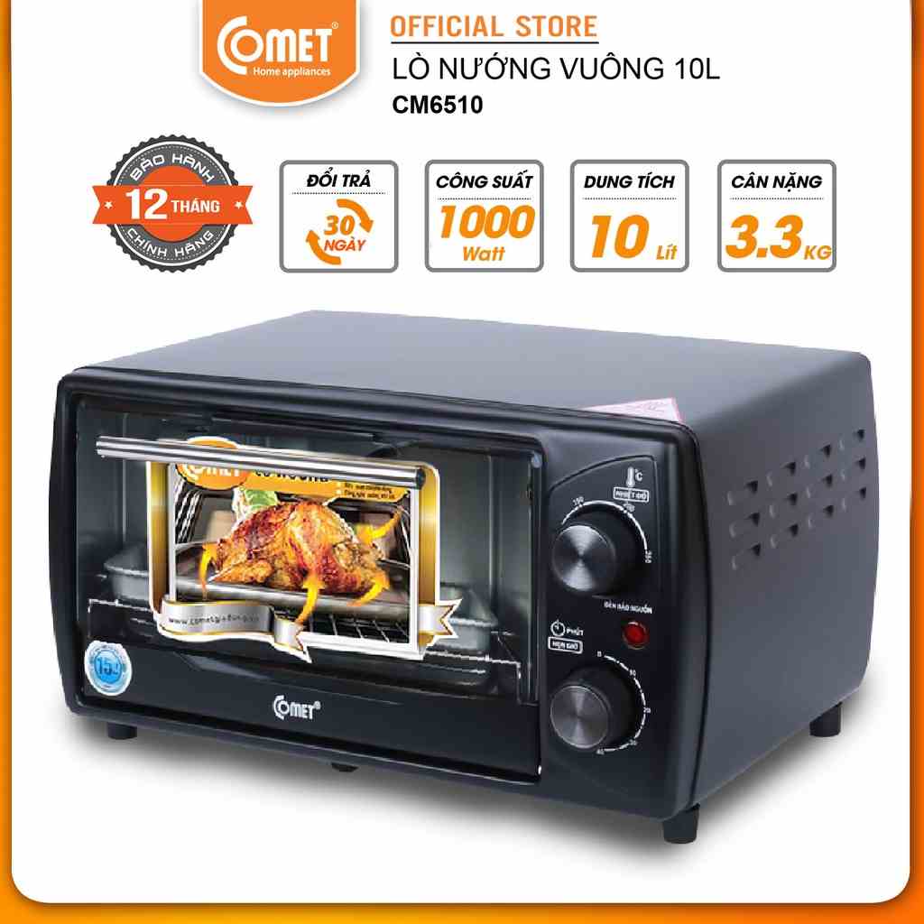 Lò nướng đa năng 10L Comet CM6510