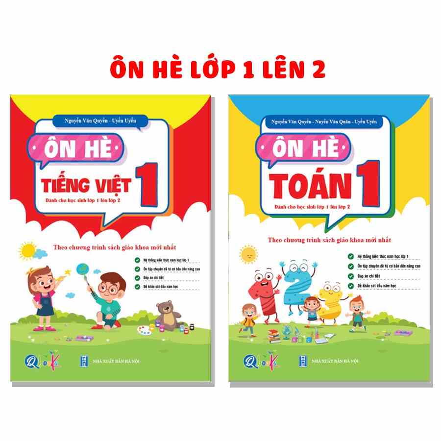 Sách - Ôn Hè Toán và Tiếng Việt 1 - Dành cho học sinh lớp 1 lên lớp 2