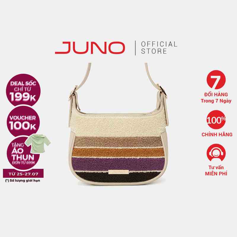 Túi Xách Nữ Thời Trang JUNO Cỡ Nhỏ Hobo Enthusiast TXN694