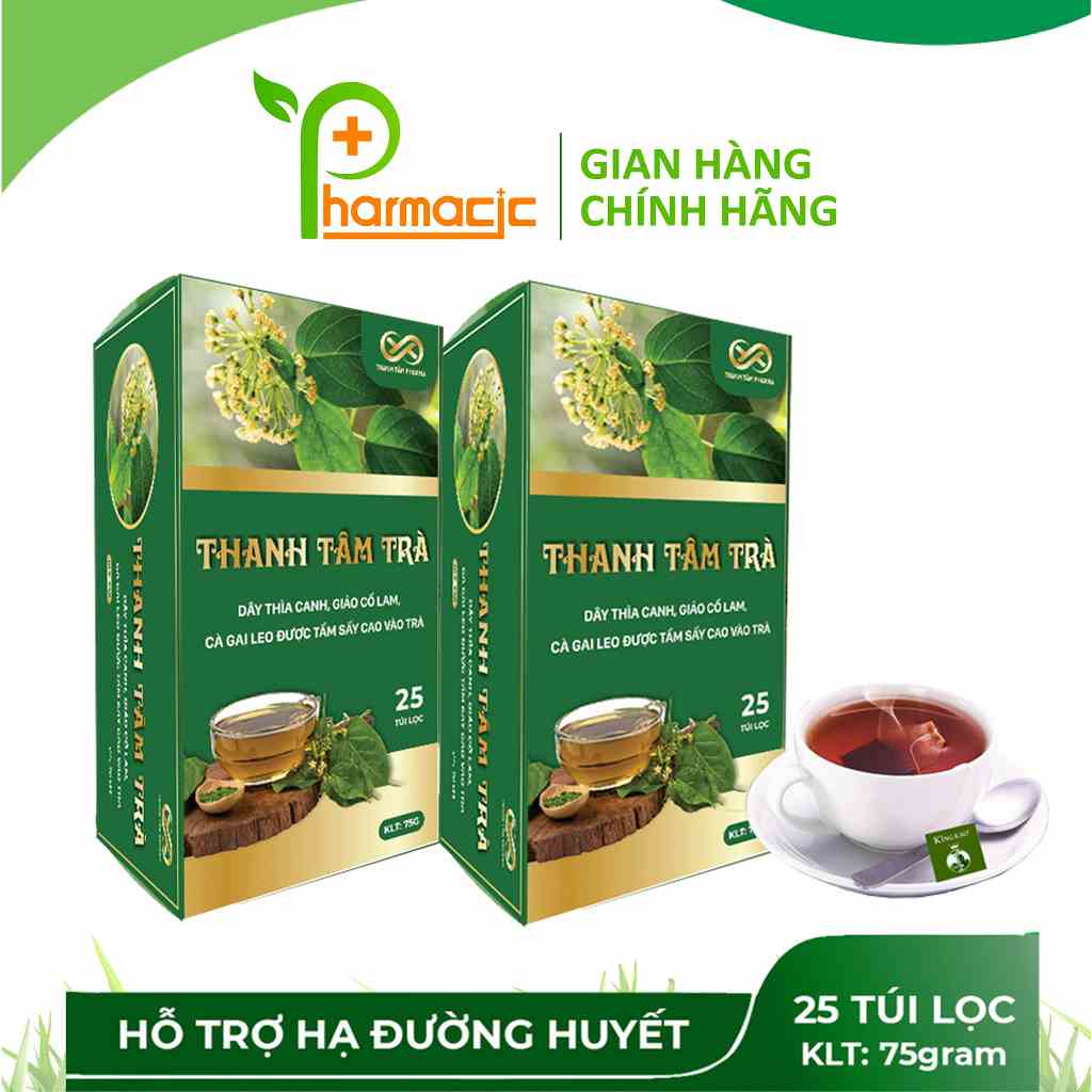 Combo 2 Hộp Thanh Tâm Trà - Giải Pháp Thiên Nhiên Cho Người Tiểu Đường