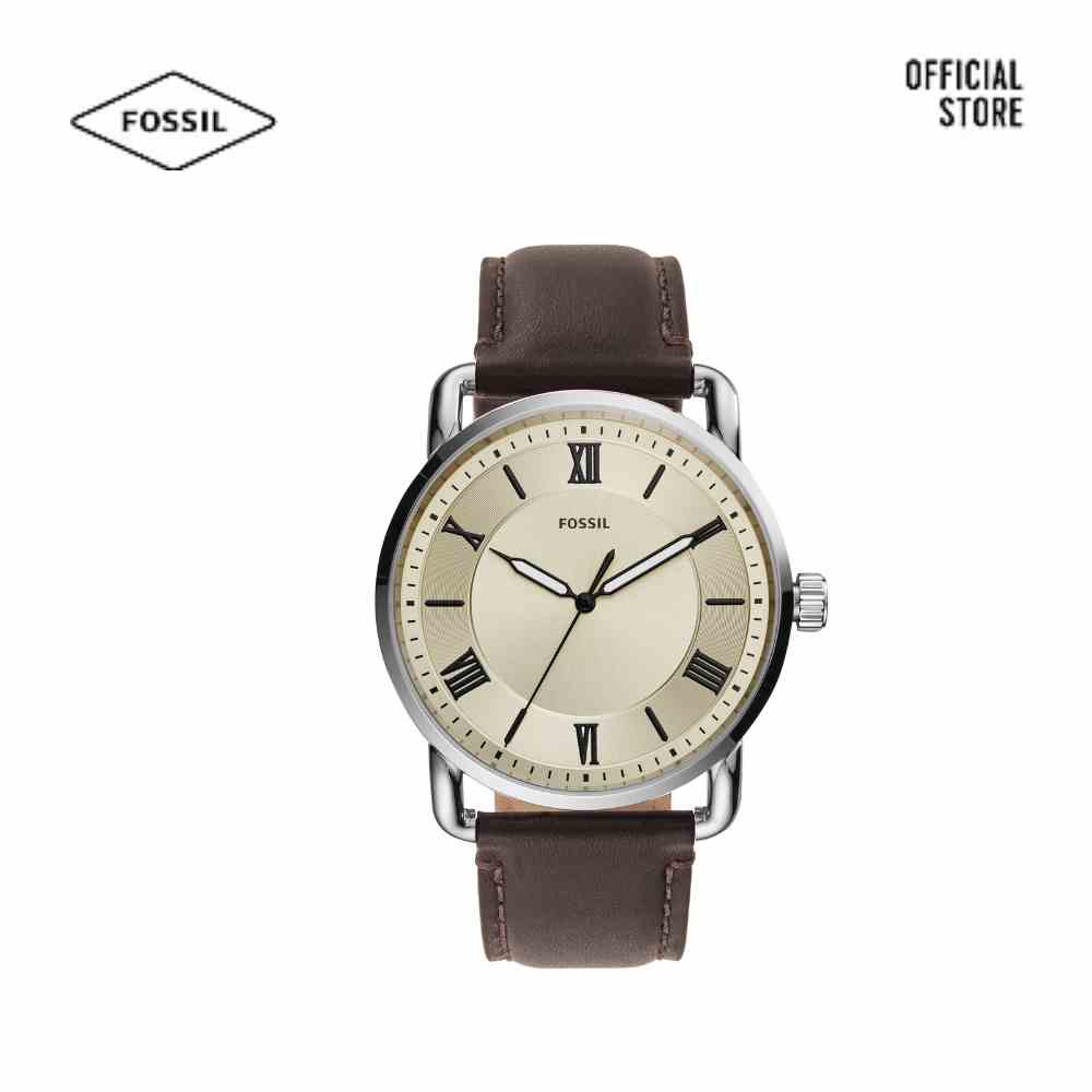 [Mã BMLTA35 giảm đến 35K đơn 99K] Đồng hồ nam Fossil COPELAND 42MM dây da FS5663 - màu nâu