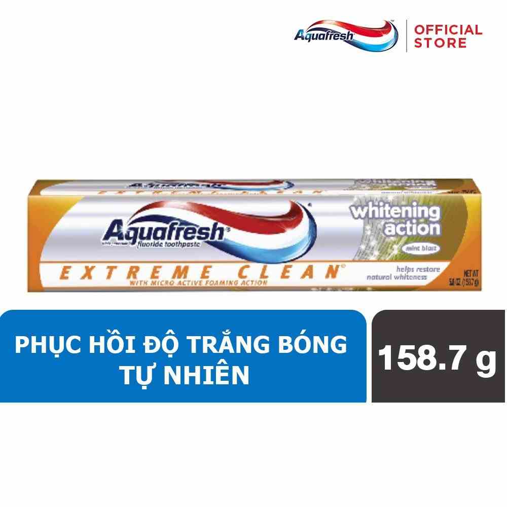 Kem đánh răng Aquafresh Extreme Clean Whitening Action 158.7 gr