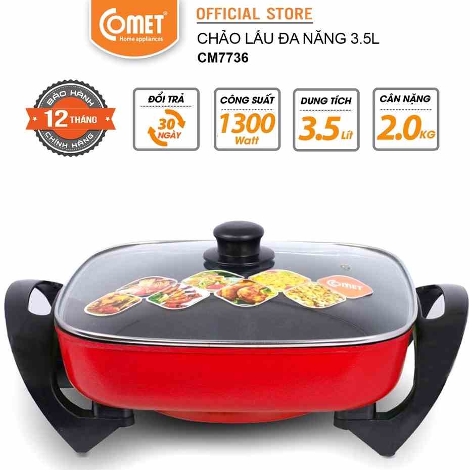 Chảo lẩu điện đa năng 5L COMET - CM7736