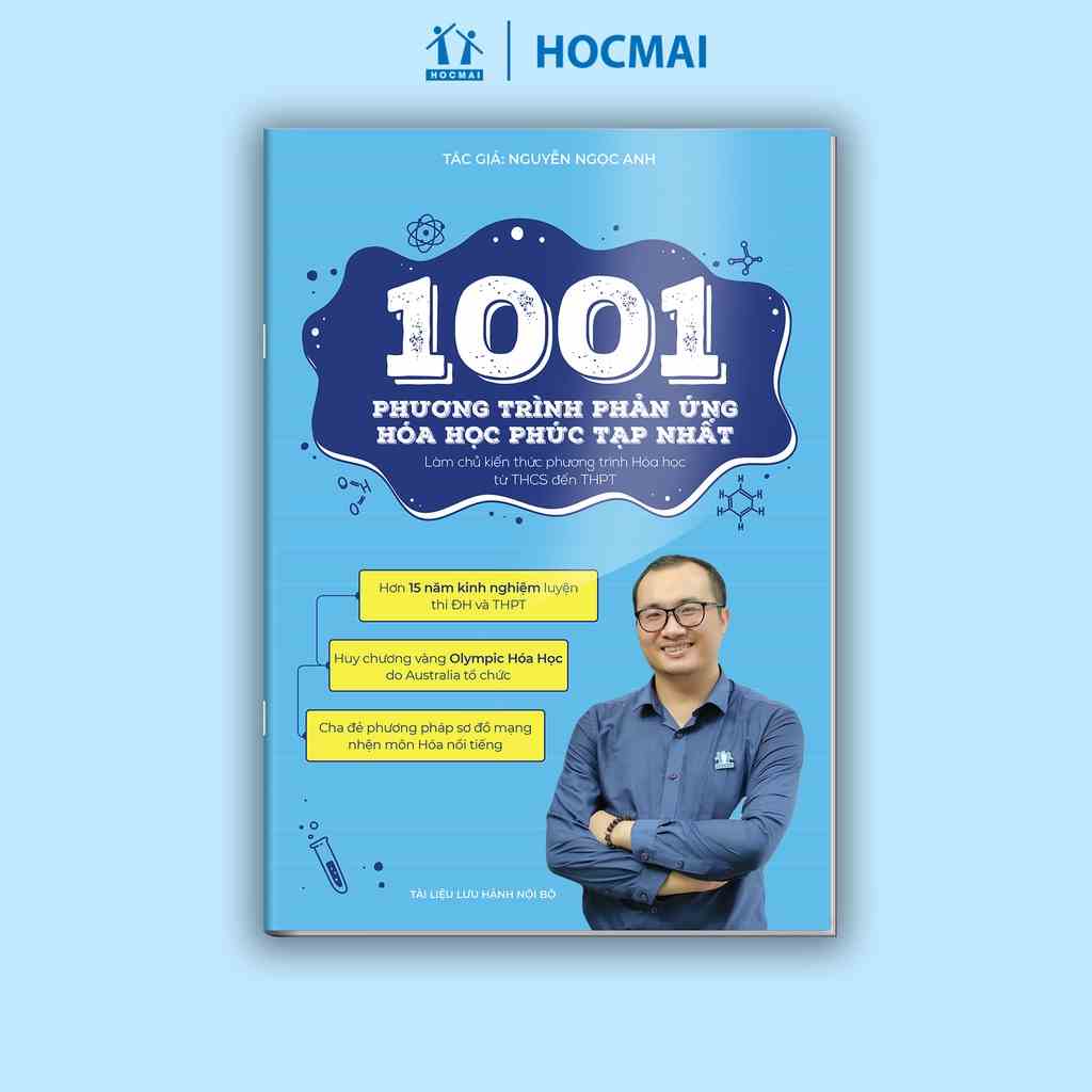 [Mã BMLTB200 giảm đến 100K đơn 499K] Sách - 1001 Phương trình phản ứng Hóa học phức tạp nhất