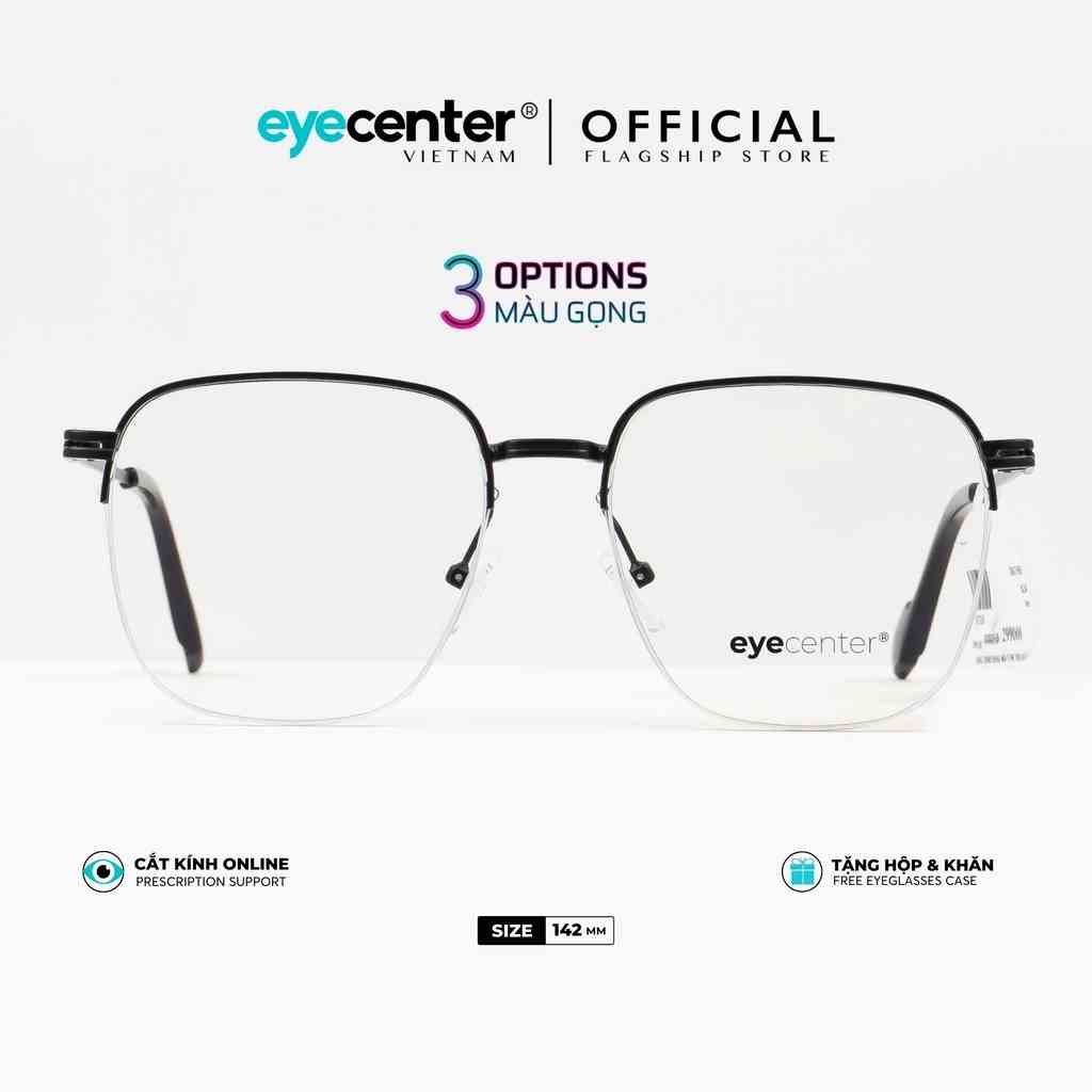 Gọng kính cận nam nữ chính hãng EYECENTER K34S kim loại chống gỉ nhập khẩu by Eye Center Vietnam