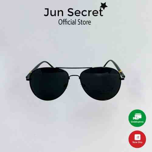 Kinh mát nam thời trang Jun Secret chống tia UV400 thiết kế mắt kiểu dáng phi công Kính dễ đeo phong cách hiện đại