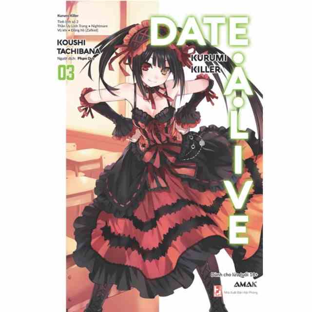 Sách - Date a live tập 3 (bản thường và đặc biệt)