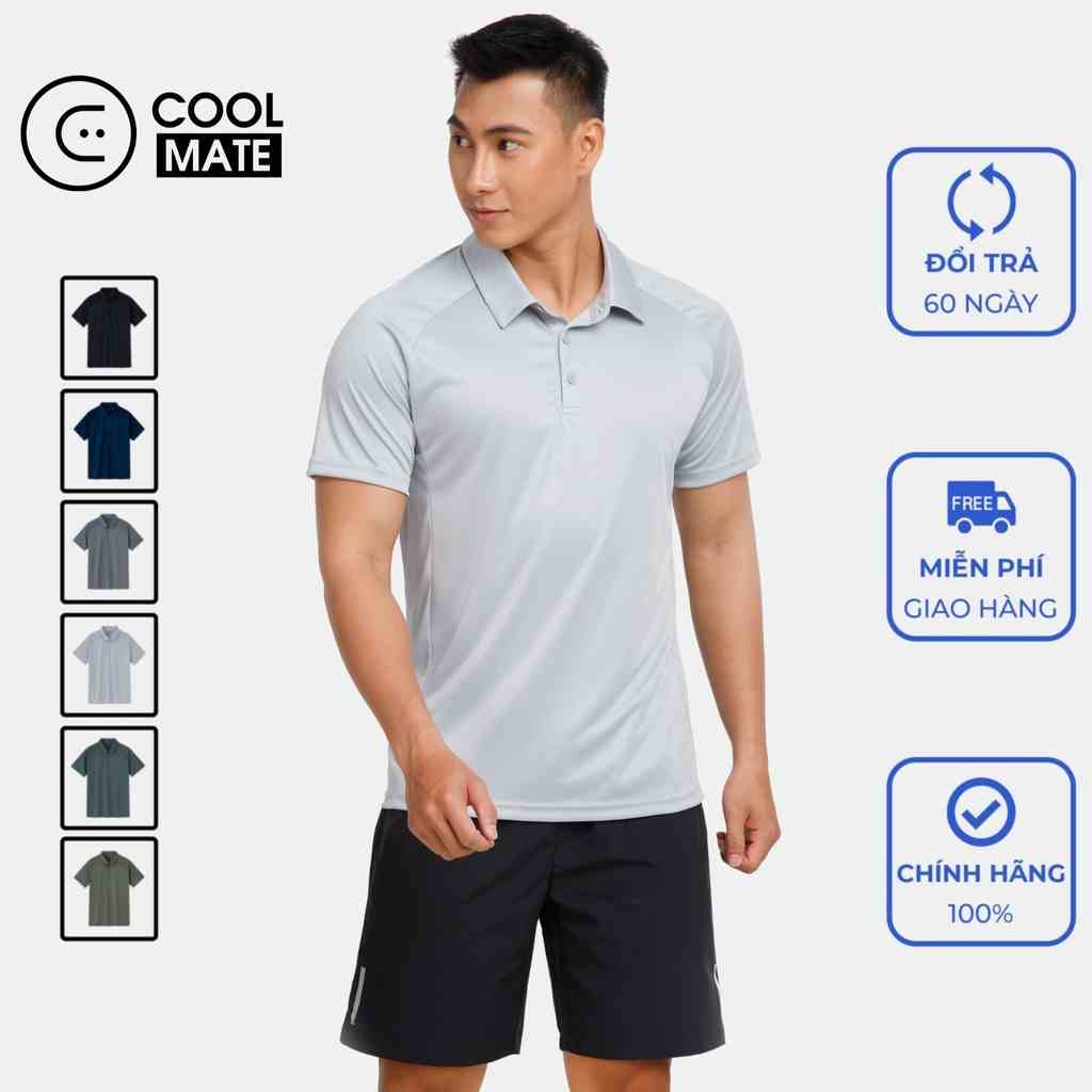 Áo Polo thể thao nam Active V2 thoáng khí nhanh khô - thương hiệu Coolmate