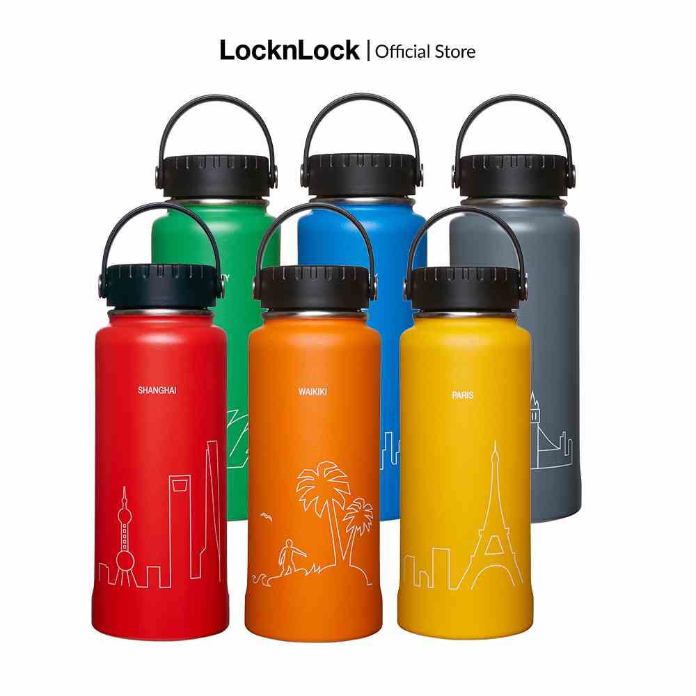 Bình giữ nhiệt Lock&Lock bằng thép không gỉ RigaTumbler 897ml LHC4160 (6 màu)