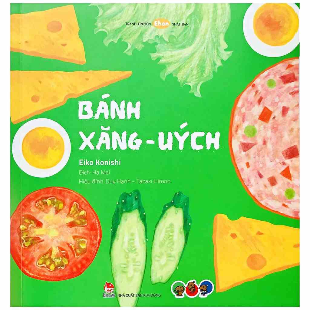 Sách - Tranh Truyện Ehon Nhật Bản - Bánh Xăng - Uých