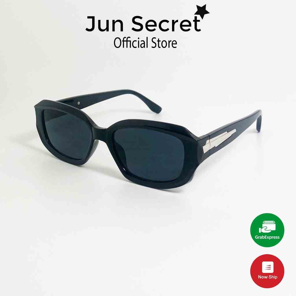 Kính mát nữ thời trang Jun Secret gọng nhựa, kiểu dáng độc lạ sang chảnh, tròng chống bụi, chống tia UV JS3655