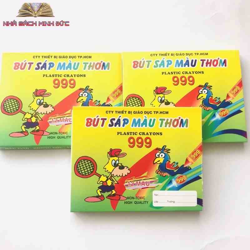 Bút sáp màu thơm 999 cho bé (12 màu)